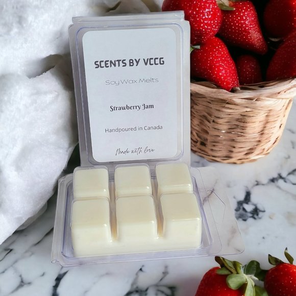 Strawberry Jam Soy Wax Melts - Picture 2 of 2